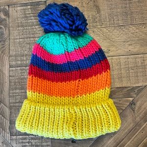 EUC Rainbow Beanie Pride Knit